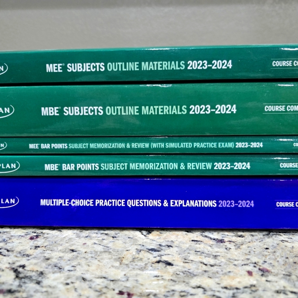 Kaplan Bar Review 2023- 2024 complete set